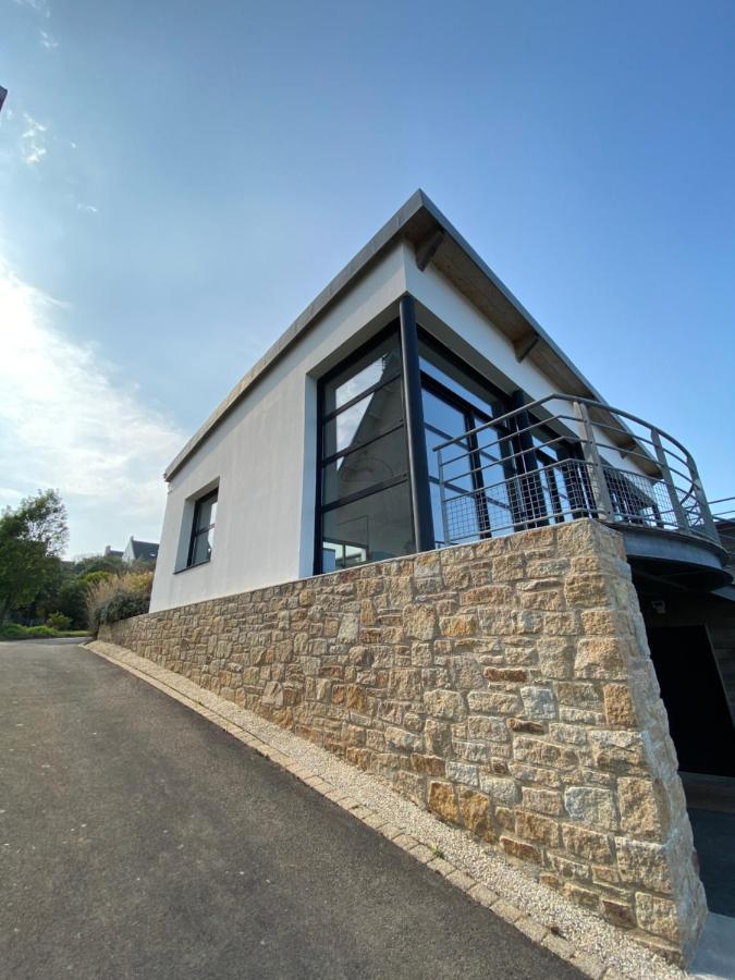 Maison Villa Montmarin Vue Mer Bretagne Nord Vers Roscoff Carantec Morlaix Plouescat Locquenole Avec Son Spa Et Sa Vue Mer Dış mekan fotoğraf