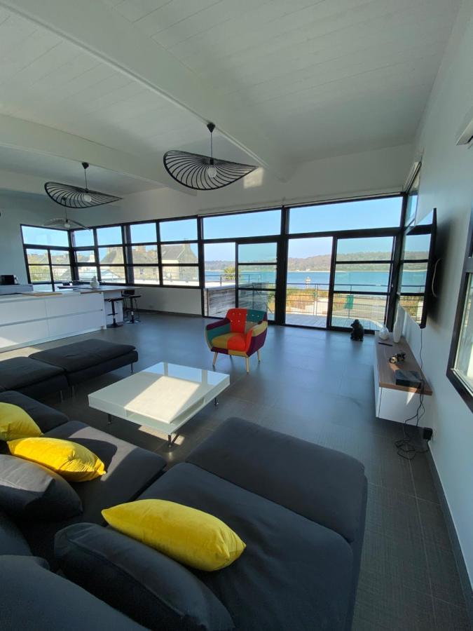 Maison Villa Montmarin Vue Mer Bretagne Nord Vers Roscoff Carantec Morlaix Plouescat Locquenole Avec Son Spa Et Sa Vue Mer Dış mekan fotoğraf