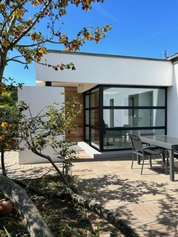Maison Villa Montmarin Vue Mer Bretagne Nord Vers Roscoff Carantec Morlaix Plouescat Locquenole Avec Son Spa Et Sa Vue Mer Dış mekan fotoğraf