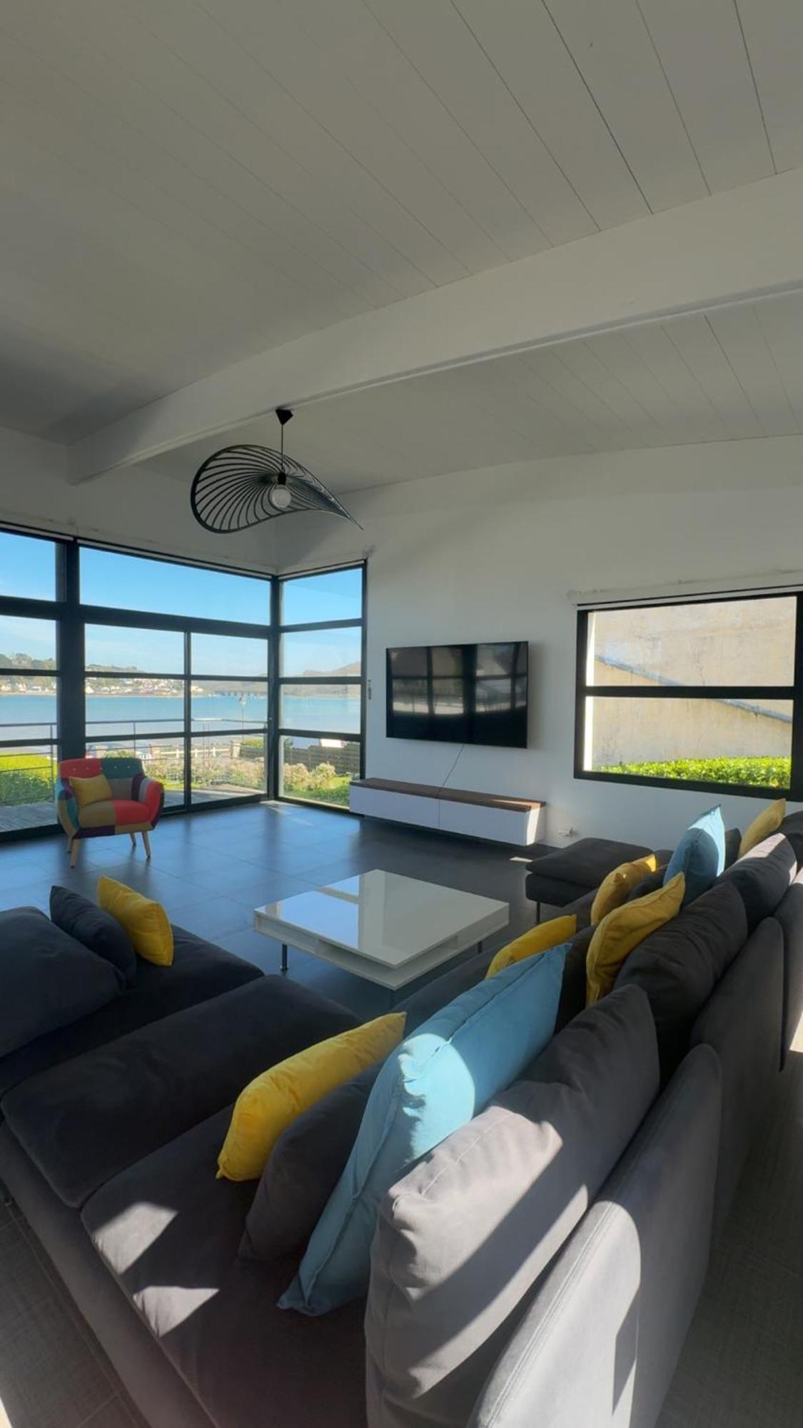 Maison Villa Montmarin Vue Mer Bretagne Nord Vers Roscoff Carantec Morlaix Plouescat Locquenole Avec Son Spa Et Sa Vue Mer Dış mekan fotoğraf
